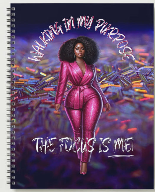 Walking In My Purpose Notebook Journal 6x9 hardcover