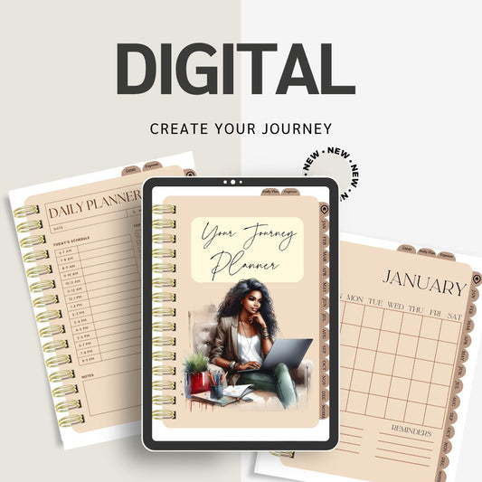 CREATING YOUR JOURNEY UNDATED DIGITAL PLANNER